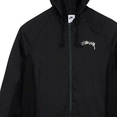 Nike x Stussy SS24 Black Zip-Up Hoodie Jacket Unisex. FZ5752-010 1
