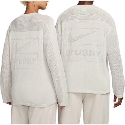 Nike x Stussy SS24 Baju Lengan Panjang Crewneck Unisex Ringan HF3899-072 Purchase Nike x Stussy SS24 Baju Lengan Panjang Crewneck Unisex Ringan HF3899-072