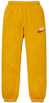 ナイキ × スプリーム ロゴ刺繍 ジョガーパンツ イエロー カジュアルウェア BQ3768-752 Buy ナイキ × スプリーム ロゴ刺繍 ジョガーパンツ イエロー カジュアルウェア BQ3768-752