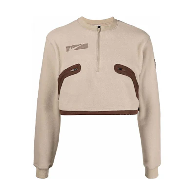 Nike Travis Brown Colorblock Embroidered Knit Half-Zip Jacket Spring. DM1287-247