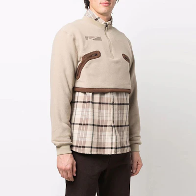 耐克 x 特拉维斯·斯科特 棕色拼色刺绣针织半拉链夹克 春季款 DM1287-247 Shop 耐克 x 特拉维斯·斯科特 棕色拼色刺绣针织半拉链夹克 春季款 DM1287-247