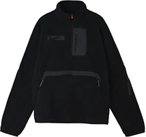 Nike x Travis Scott Half-Zip Pullover Sweatshirt Black Asia Edition DM1284-010 Nike x Travis Scott Half-Zip Pullover Sweatshirt Black Asia Edition DM1284-010