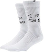 Nike x UN LeBron James More Than An Athlete Elite Crew Sock White Nike x UN LeBron James More Than An Athlete Elite Crew Sock White
