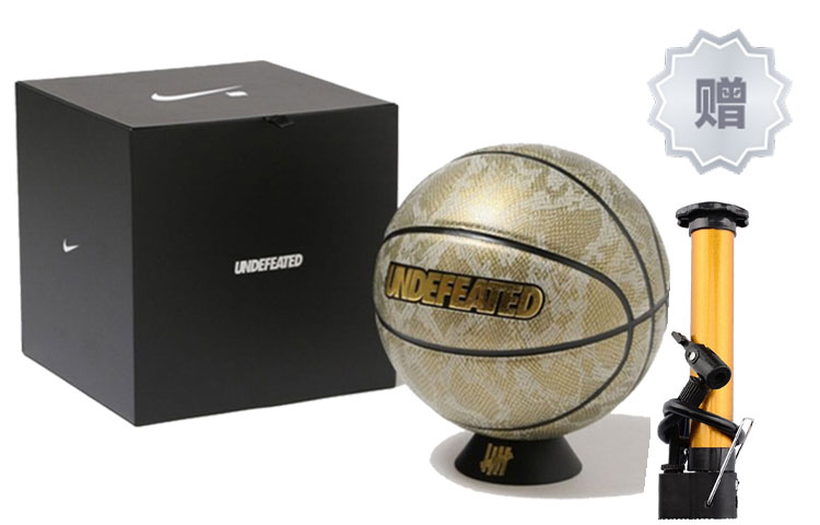Purchase 나이키 x 언디핏 골드 인도어 아웃도어 내구성 PU 농구공 DD1654-959