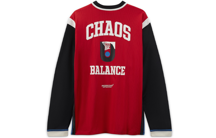 Order Nike x Undercover Baju Lengan Panjang 'Merah/Hitam' CW8014-611