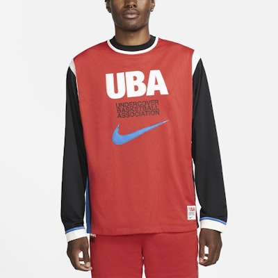 Nike x Undercover L/S Shooting Top 'Red/Black' Shop Nike x Undercover L/S Shooting Top 'Red/Black'