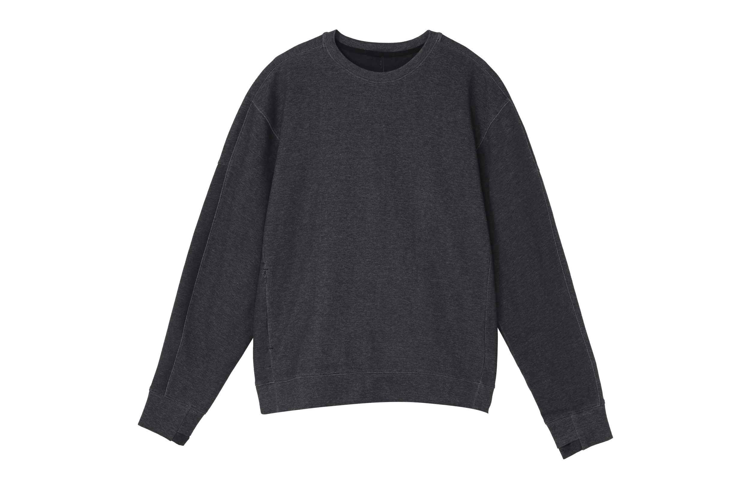 Nike Yoga Black Crewneck Pullover Sweatshirt Casual Wear CU6246-010