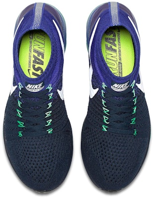 Nike Zoom All Out Flyknit 「學院藍電綠」 844134-404 Lookbook Nike Zoom All Out Flyknit 「學院藍電綠」 844134-404