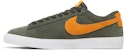 Nike Zoom Blazer Low GT SB 'Sequoia Kumquat' Lelaki Wanita Sneakers 704939-302