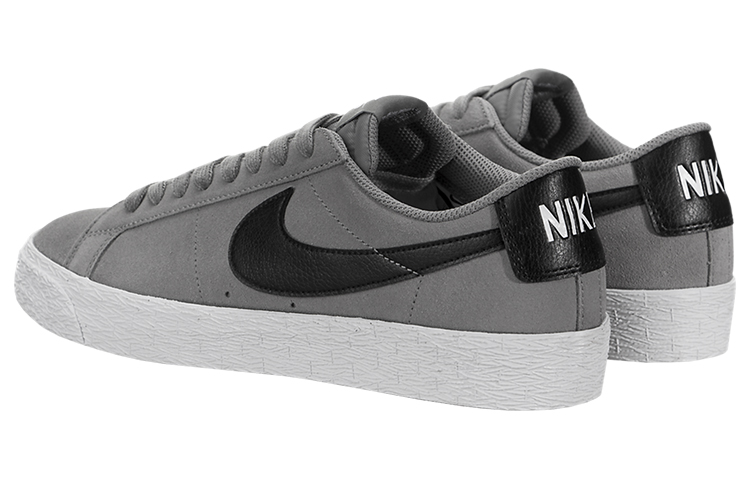 Lookbook 耐吉 Blazer 低筒 舒適 復古休閒 透氣 板鞋 男款 灰色