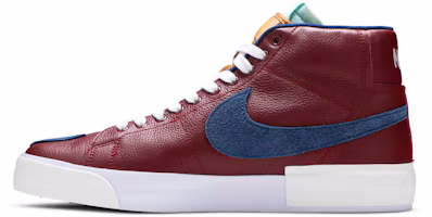 Lookbook Nike Blazer Mid Edge “team red“ 拆鉤 中筒 滑板鞋 男款 深紅