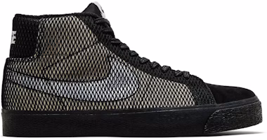 Nike Zoom Blazer Mid Premium SB 'Black Netting' FN6038-100 Nike Zoom Blazer Mid Premium SB 'Black Netting' FN6038-100