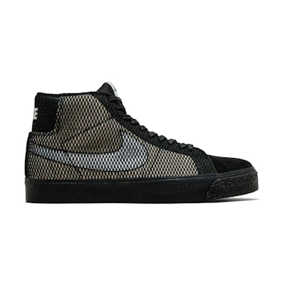 Nike Zoom Blazer Mid PRM SB 'Black Netting'