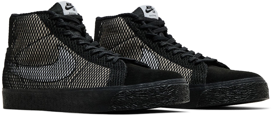 Nike Zoom Blazer Mid Premium SB 'Black Netting' FN6038-100 Cheap Nike Zoom Blazer Mid Premium SB 'Black Netting' FN6038-100