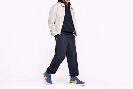 Order Nike Blazer Mid SB “Michigan“ 輕便耐磨 中筒 滑板鞋 男女皆適用 藍黃