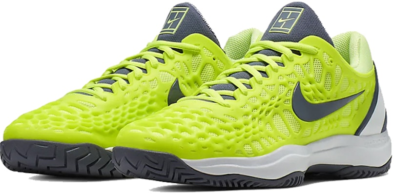 Nike Zoom Cage 3 'Volt Glow' Lelaki&Wanita Sukan Sneakers 918193-701 Lookbook Nike Zoom Cage 3 'Volt Glow' Lelaki&Wanita Sukan Sneakers 918193-701