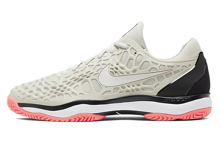 Buy 耐吉Court Zoom Cage 3 粉黑 米白