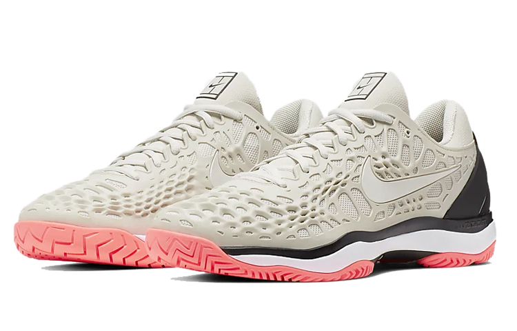 Lookbook 耐吉Court Zoom Cage 3 粉黑 米白