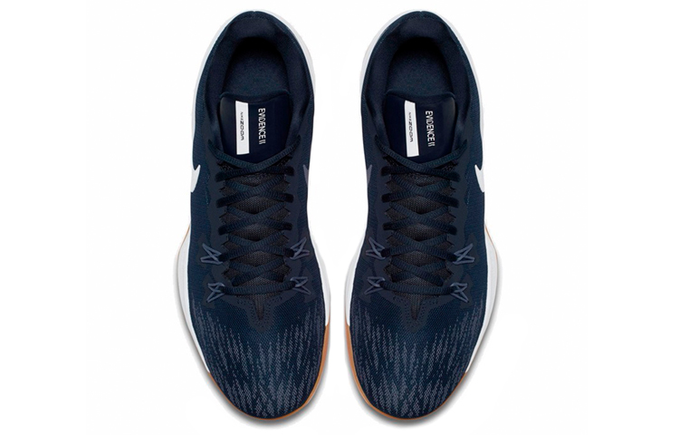 Shop Nike Zoom Evidence 2 低筒 復古籃球鞋 男款 深藍