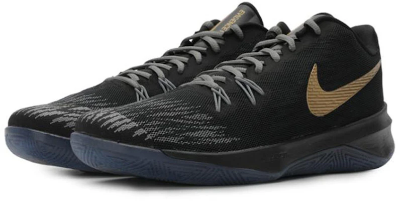 Nike Zoom Evidence II 低筒 復古籃球鞋 男款 黑金 Lookbook Nike Zoom Evidence II 低筒 復古籃球鞋 男款 黑金