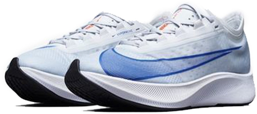 Nike Zoom Fly 3 'Pure Platinum Racer Blue' AT8240-005 Lookbook Nike Zoom Fly 3 'Pure Platinum Racer Blue' AT8240-005