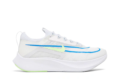 Nike Zoom Fly 4 'White Imperial Blue Lime Glow'