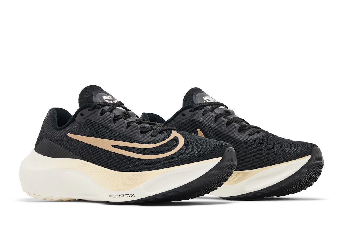 Nike Zoom Fly 5 'Black Metallic Gold Grain' DM8968-002
