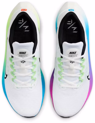 耐克Zoom Fly 5 '白色多彩渐变' FQ6851-101 Shop 耐克Zoom Fly 5 '白色多彩渐变' FQ6851-101