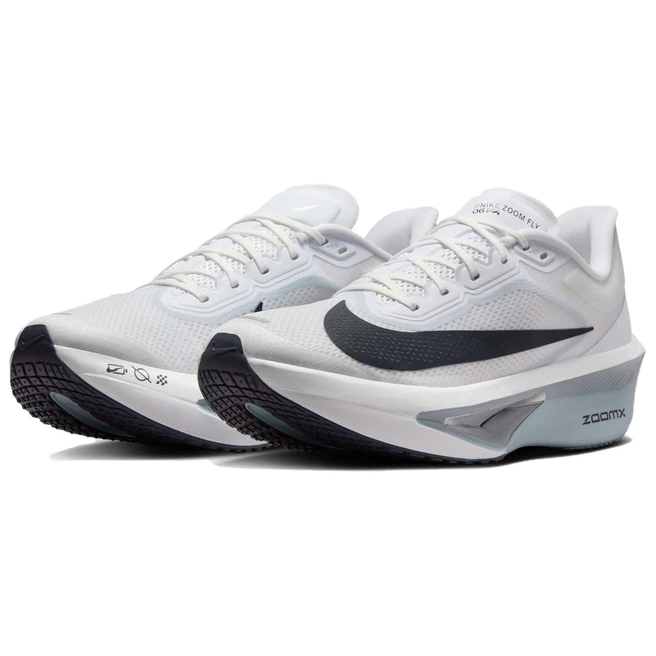 Shop Nike Zoom Fly 6 白色 純白金 深藍 霧霾 灰鐵 FN8454-104