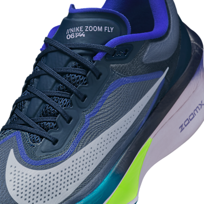 Sizing Nike Zoom Fly 6 慢跑鞋 暗藍/波斯紫/亮黃/白色 FN8454-403