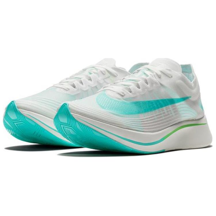 Lookbook Nike Zoom Fly SP 狂怒绿色 馬拉松 低筒 跑步鞋 男款 白藍