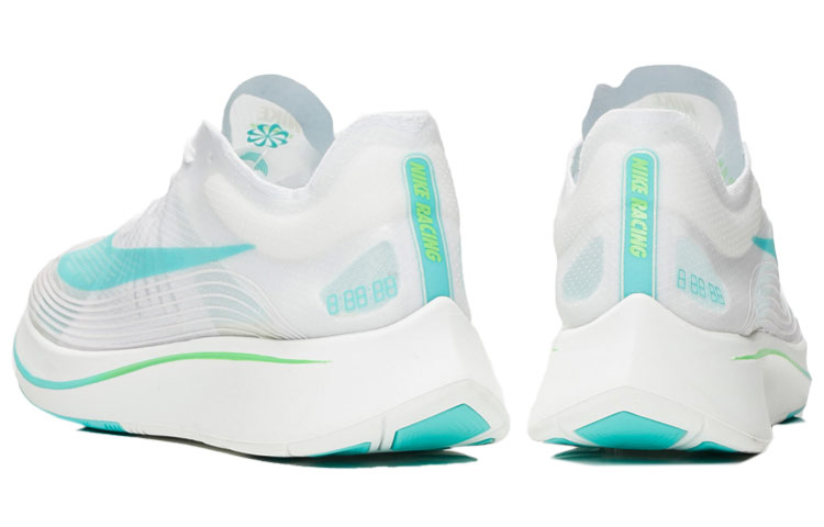 Shop Nike Zoom Fly SP 狂怒绿色 馬拉松 低筒 跑步鞋 男款 白藍