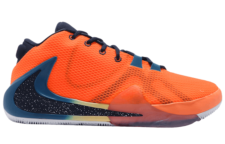 Order Nike Zoom Freak 1 EP “All Bros“ 字母哥 耐磨防滑 低筒實戰籃球鞋 橙藍拼接 台灣版