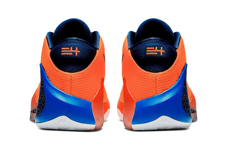 Shop Nike Zoom Freak 1 EP “All Bros“ 字母哥 耐磨防滑 低筒實戰籃球鞋 橙藍拼接 台灣版
