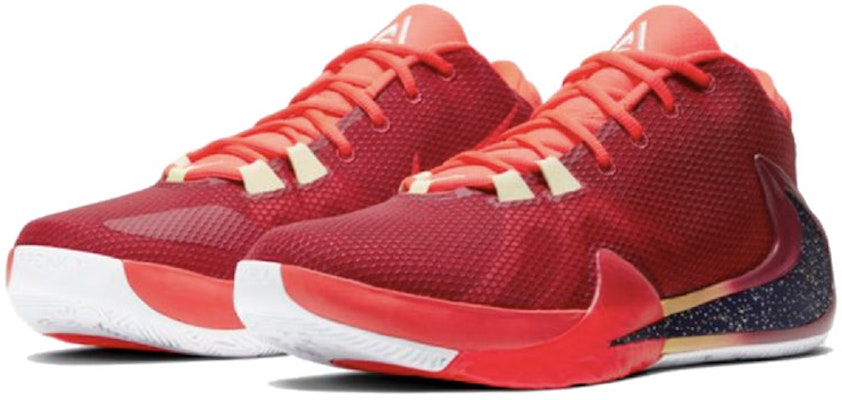 Nike Zoom Freak 1 字母哥 “All Bros Pt.2“ 兄弟情 耐磨低筒實戰籃球鞋 紅 國內版 Lookbook Nike Zoom Freak 1 字母哥 “All Bros Pt.2“ 兄弟情 耐磨低筒實戰籃球鞋 紅 國內版