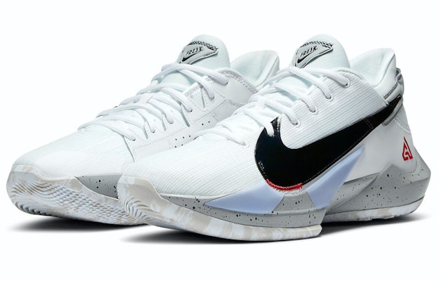 Nike Freak 2 減震耐磨 中筒 實戰籃球鞋 男女款 白色 Lookbook Nike Freak 2 減震耐磨 中筒 實戰籃球鞋 男女款 白色