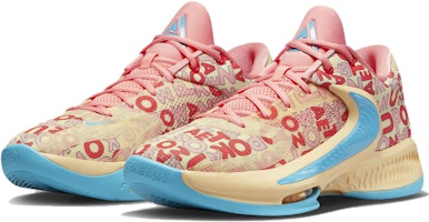 Nike Zoom Freak 4 EP 'Letter Bros - Coral' Sepatu Basket Pria FB9503-200/FB9504-200 Lookbook Nike Zoom Freak 4 EP 'Letter Bros - Coral' Sepatu Basket Pria FB9503-200/FB9504-200