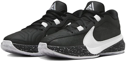 Shop Nike Zoom Freak 5 減震耐磨 低筒 籃球鞋 男款 黑白色 國內版