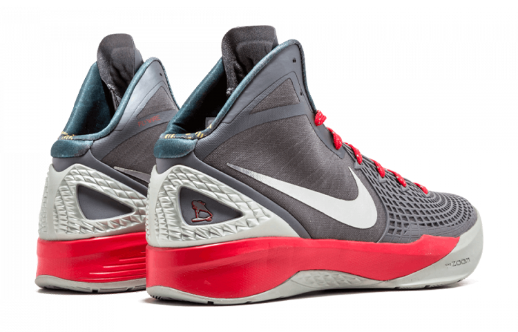 Shop 耐吉 Hyperdunk 2011 運動舒適 防滑耐磨 低幫 籃球鞋 男女同款 灰紅色