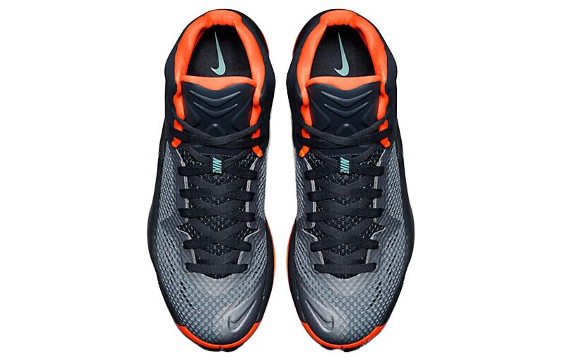 Shop Nike Zoom Hyperfuse 耐磨透氣 高筒 復古籃球鞋 男女同款 灰黑