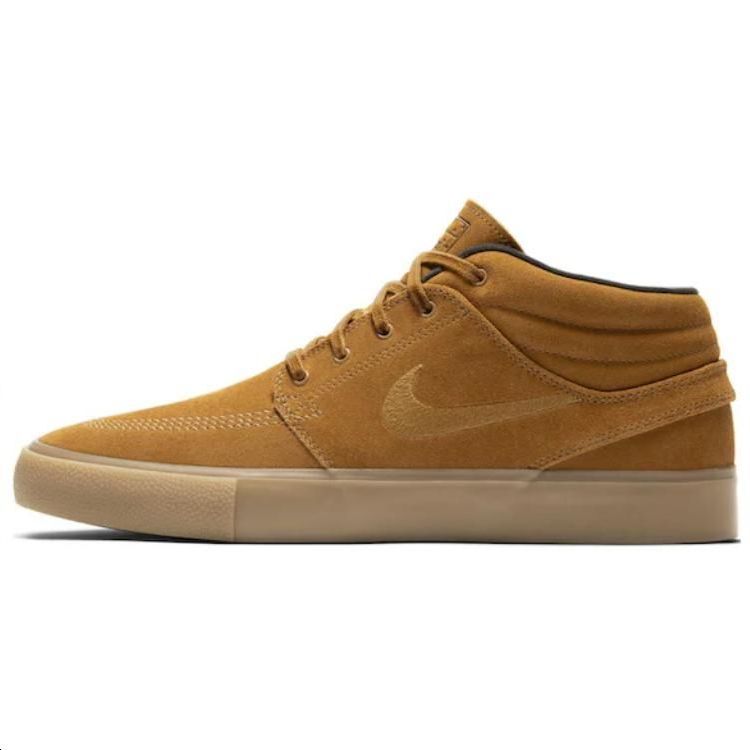 Sizing Nike Zoom Janoski Mid RM SB ''Wheat'' Sepatu Skate Pria Coklat. AT7324-700