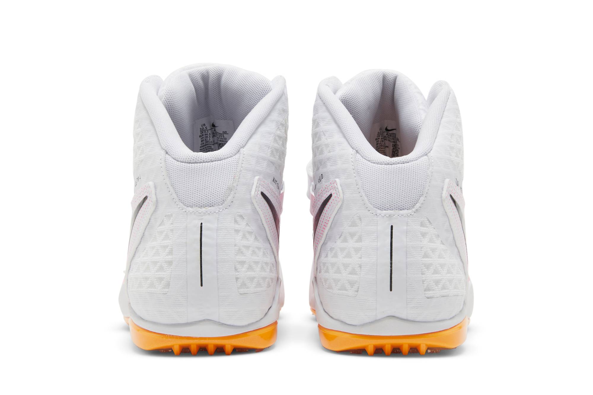 Details for ナイキ ズーム ジャベリン エリート3 白/ピンク/オレンジ AJ8119-101