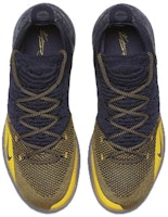 Nike KD 11 金州勇士 杜蘭特低筒實戰籃球鞋 藍金灰 Shop Nike KD 11 金州勇士 杜蘭特低筒實戰籃球鞋 藍金灰