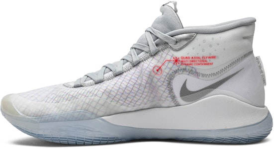 Nike KD 12 Zoom White Wolf Grey 杜蘭特 太極陰陽 高筒 實戰籃球鞋 男女兩用 灰白 Lookbook Nike KD 12 Zoom White Wolf Grey 杜蘭特 太極陰陽 高筒 實戰籃球鞋 男女兩用 灰白
