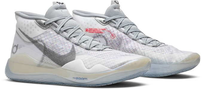 Nike KD 12 Zoom White Wolf Grey 杜蘭特 太極陰陽 高筒 實戰籃球鞋 男女兩用 灰白 Cheap Nike KD 12 Zoom White Wolf Grey 杜蘭特 太極陰陽 高筒 實戰籃球鞋 男女兩用 灰白