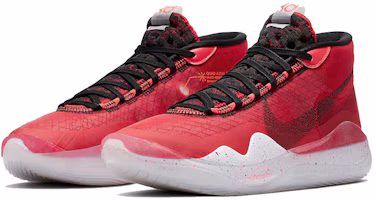 Lookbook Nike KD 12 Zoom KD 12 杜蘭特12 減震防滑 高筒 實戰籃球鞋 男女款 白紅