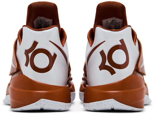 Nike Zoom KD 4 2025 ''Texas'' Scarpe da Basket IB3555-800 Details for Nike Zoom KD 4 2025 ''Texas'' Scarpe da Basket IB3555-800