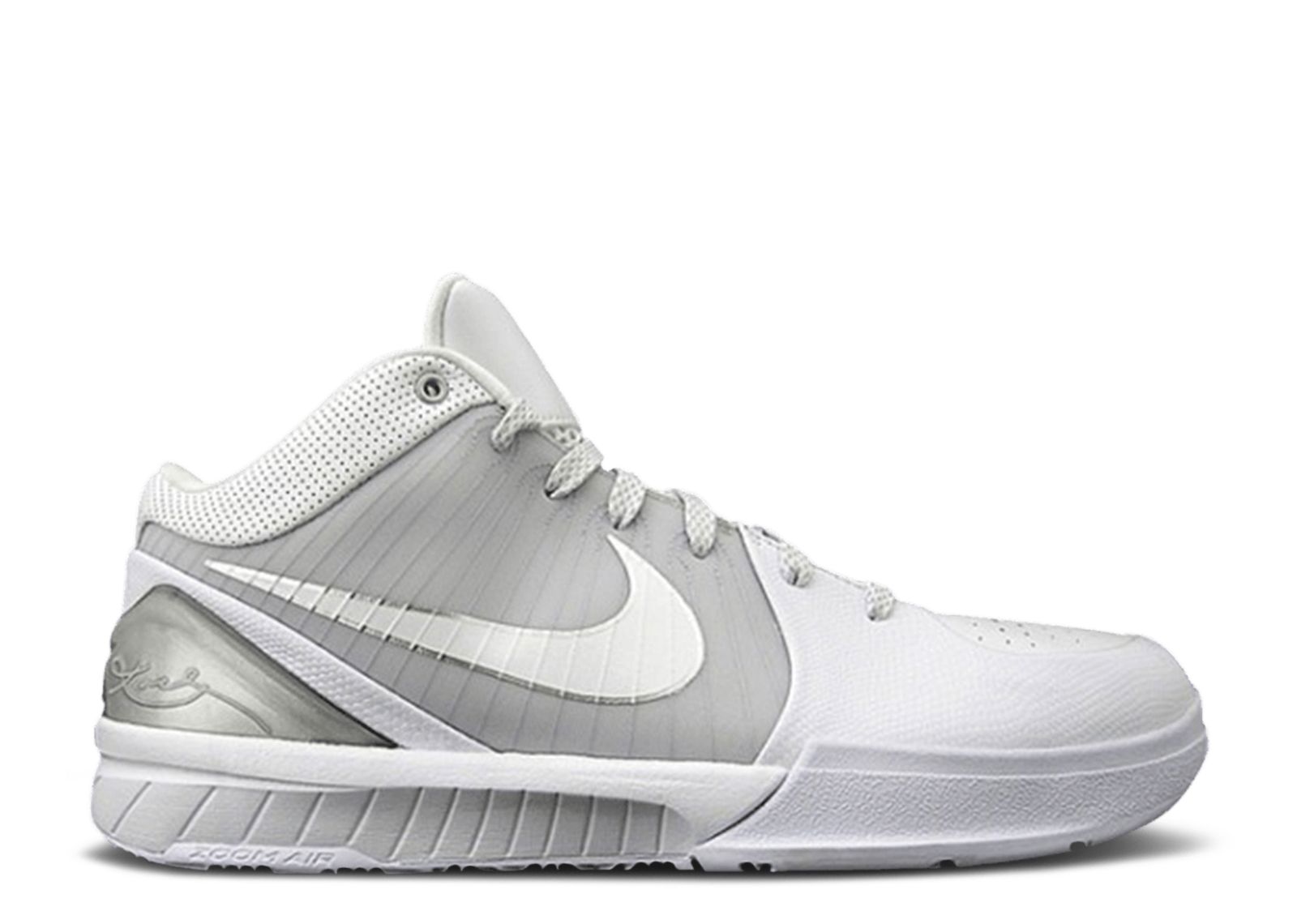 Nike Zoom Kobe 4 'Metallic Silver' 344335-111