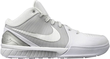Nike Zoom Kobe 4 'Metallic Silver' 344335-111 Nike Zoom Kobe 4 'Metallic Silver' 344335-111