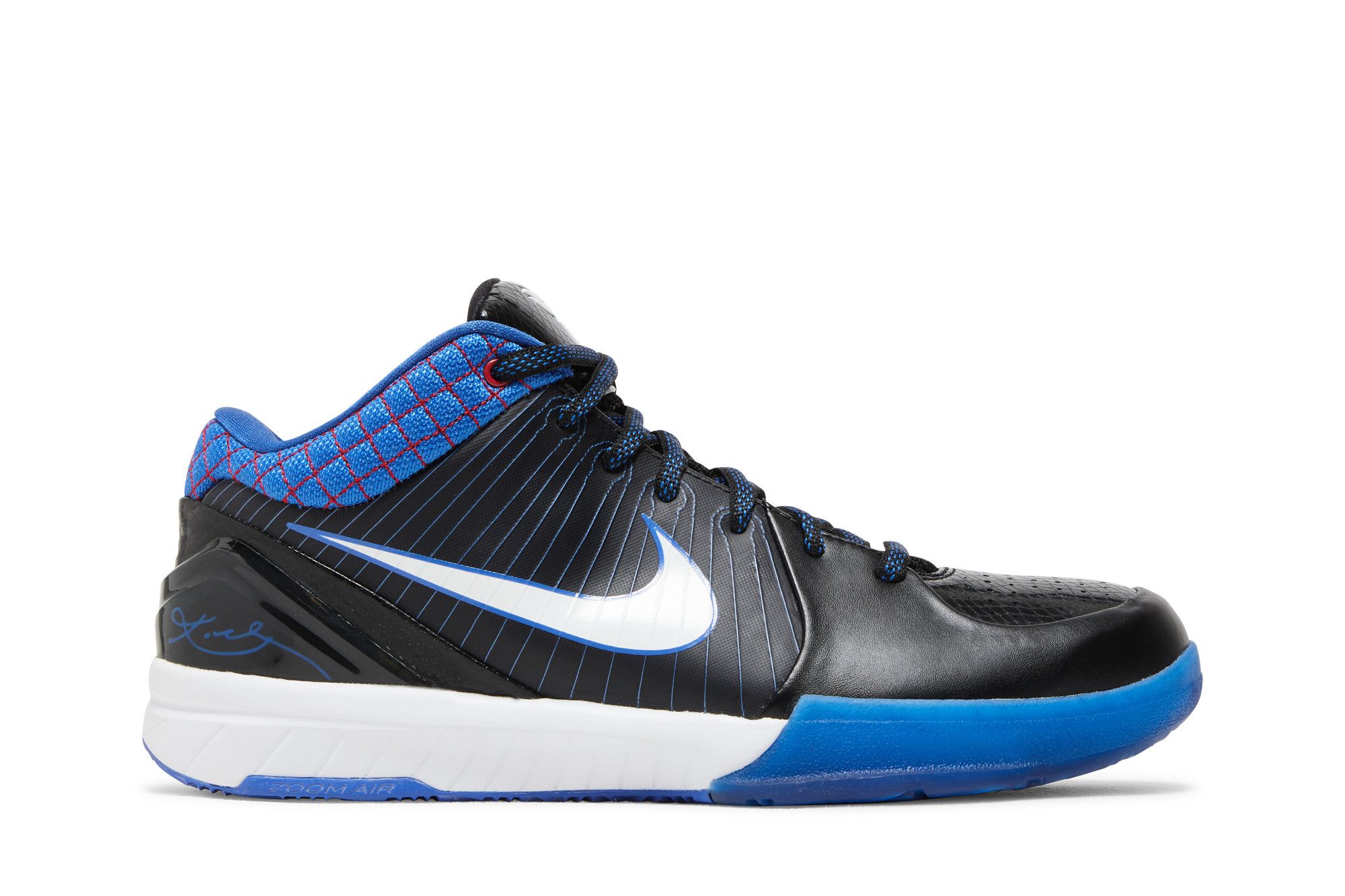 Nike Zoom Kobe 4 Black White Royal Red 344335-013